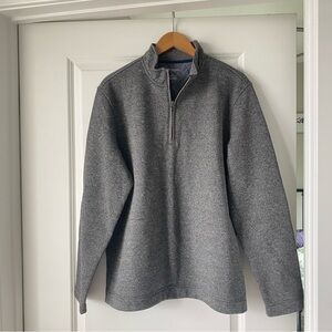 Van Heusen Charcoal Flex Quarter-Zip Pullover